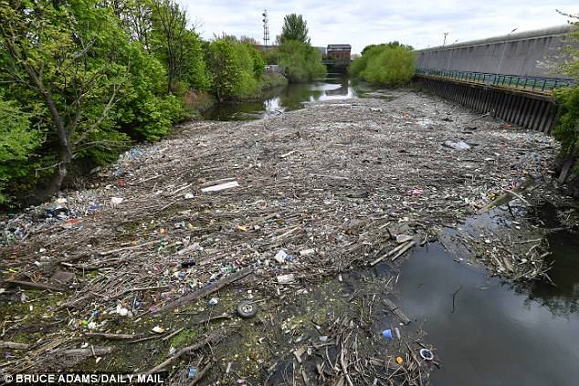 Garbage rivers in Doncaster (UK) - Garbage, River, Great Britain, Ecology