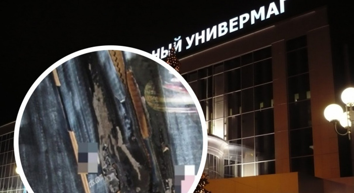 In Cheboksary, a group of young people decided to set fire to a trading house - news, Cheboksary, Arson, Shopping center, Hooliganism, Fire