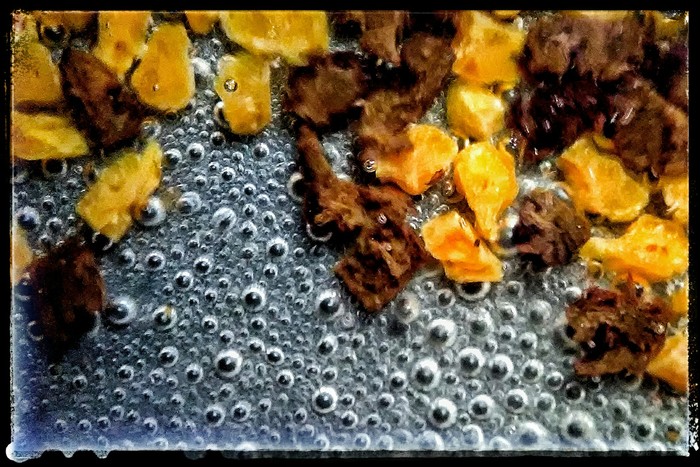 Prunes and dried apricots - My, Prune, Dried apricots, Oatmeal, Accident, Video