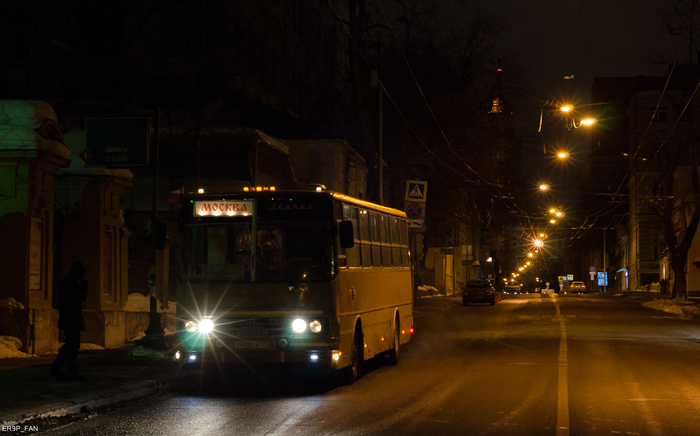 Ikarus 260.50 - My, Ikarus, Bus, , Night, , Ikarus 260, Night shooting, Longpost, Basmanny district