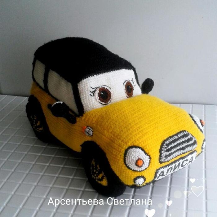 minicooper) - My, Amigurumi, Needlework without process, Crochet, Author's toy, Knitted toys, , Handmade, Longpost, Car