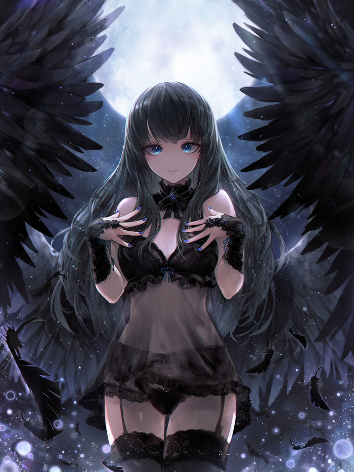 Fallen Angel Anime Art, Original Character, 