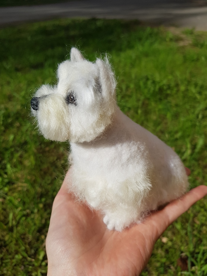 Lead to. Made from sheep wool.Handmade.Author; Sherstobitova Maria. - My, Dry felting, Dog, Handmade