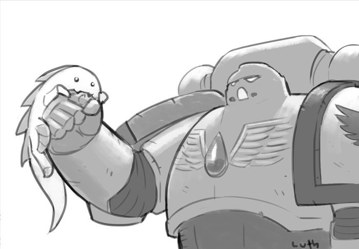 Bolter to kokoro Warhammer 40k, Wh Art, Wh humor, Bolter to Kokoro, 