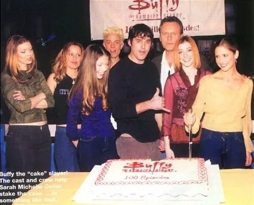 On the set of the famous series of the 90s Buffy the Vampire Slayer: - Buffy the Vampire Slayer, Vampires, Serials, Filming, 90th, Makeup, Nostalgia, Past, Longpost