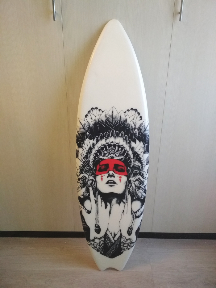 Decorative surfboards. My hobby is growing ;) - My, Interior, Interior Design, Hobby, , Art, Surfboard, Surfer, Thank you, Longpost