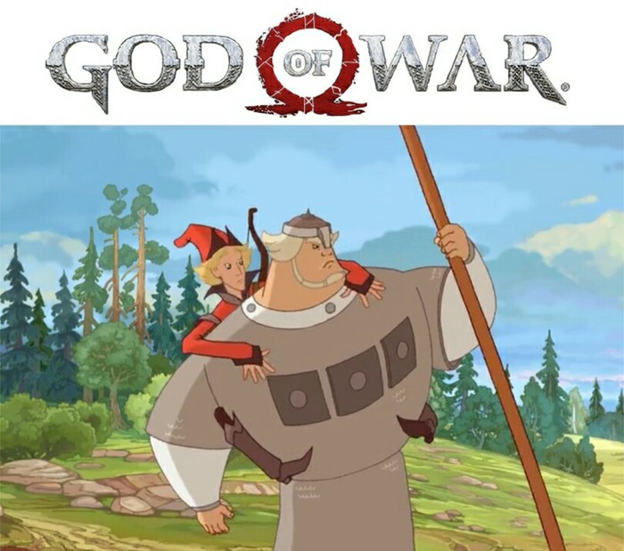 Hold on, boy! This is Gorynych - God of war, Gamers, Games