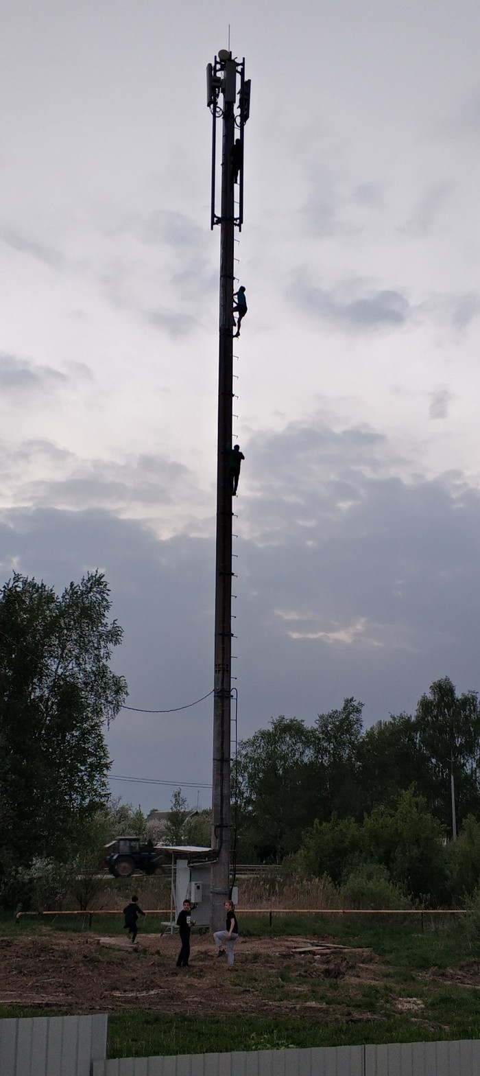 Communication tower. Continuation - My, Tower, MTS, Longpost