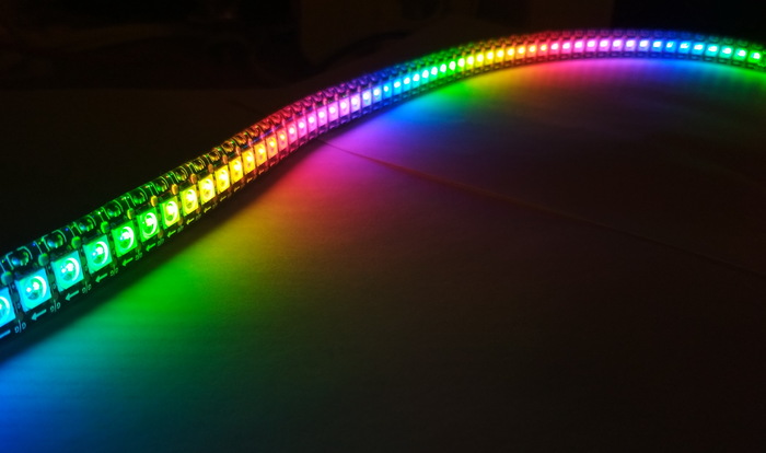 Addressable LEDs - project from A to Z - My, LED Strip Light, Arduino, Tuning, With your own hands, Astra, Chip, GIF, Longpost