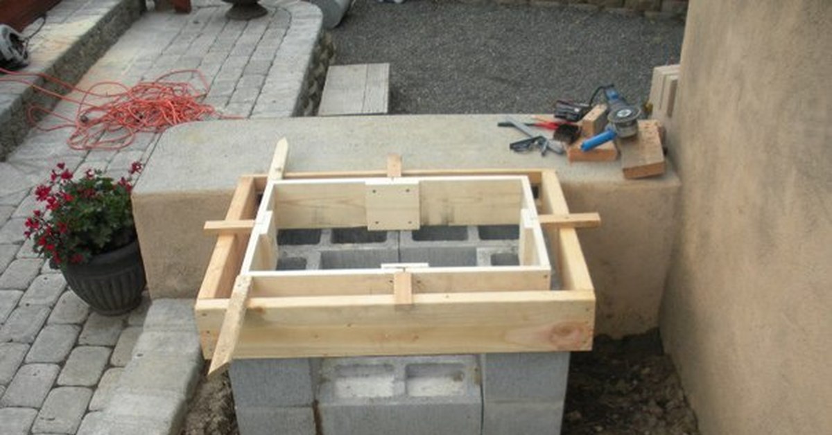 Мангал из газобетона. Барбекю из блоков на даче. Барбекю из блоков на даче. Барбекю из пеноблоков. Барбекю из бетонных блоков.