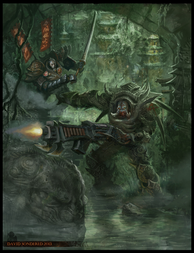 David.sondered - Davidsondered, Warhammer 40k, Art, Longpost