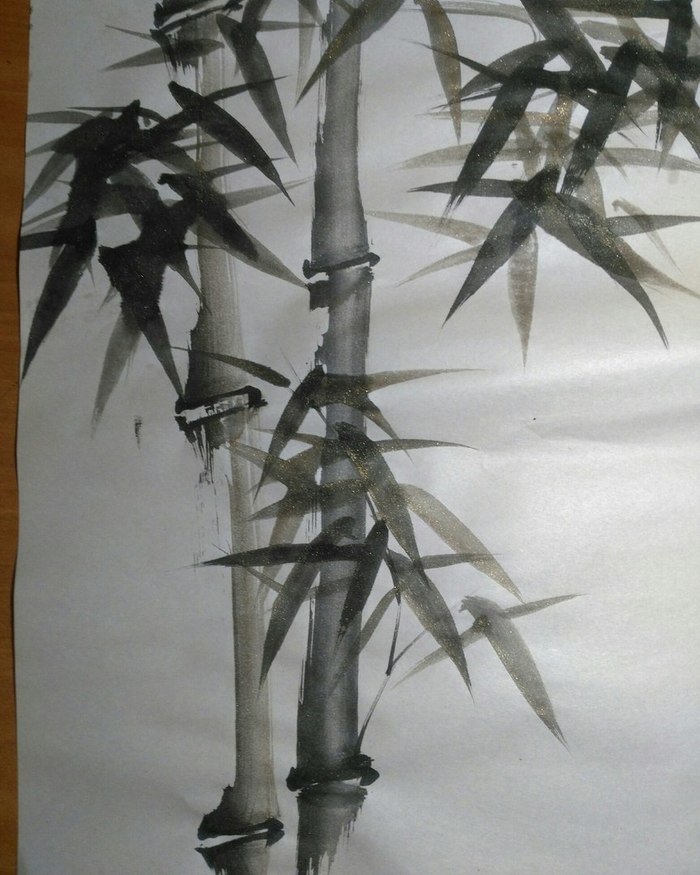 Bamboo in Chinese painting - My, Bamboo, Chinese art, Guohua