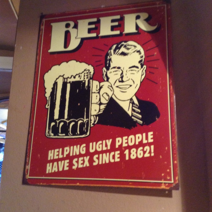 Here's the secret! Beer has been helping unattractive people have sex since 1862. - My, Advertising, Beer