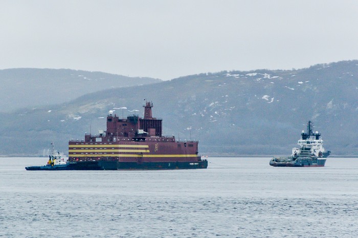 Floating nuclear power plant arrived in Murmansk - My, Rosatom, Sea, Floating nuclear power plant, PEB, Longpost