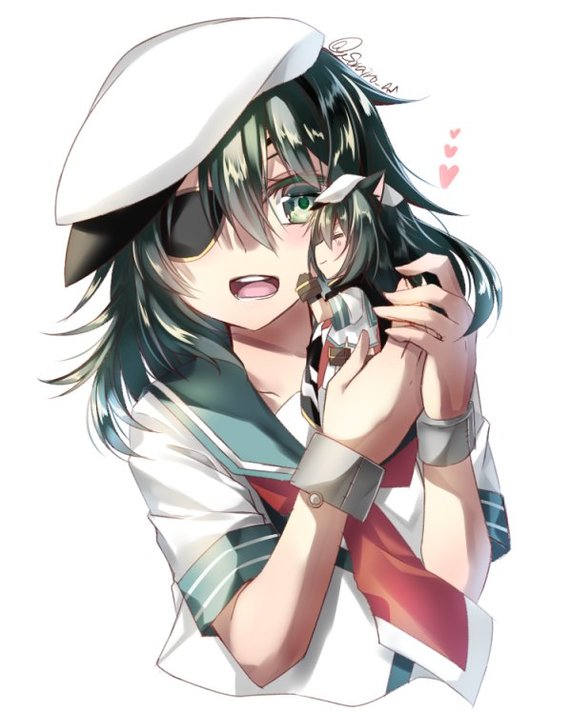 Kisu no Hi - Kantai collection, Kiso, Anime, Anime art, Kissing Day