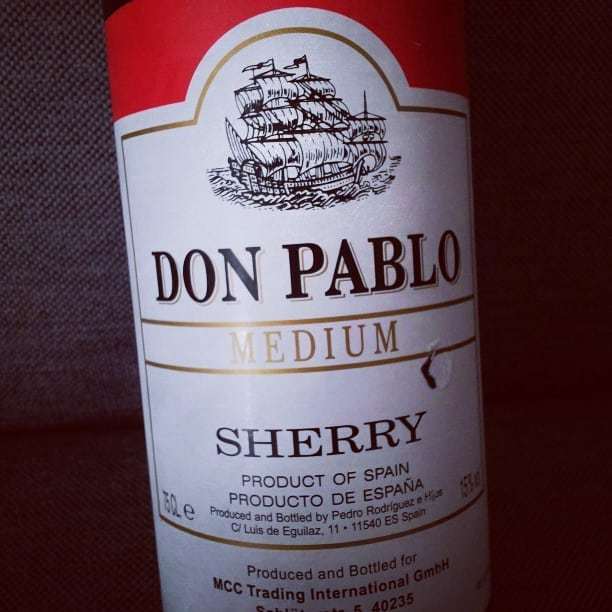 Don Pablo Medium Sherry - Моё, Вино, Испания, Херес, Полусладкое, Крепленое, Белое