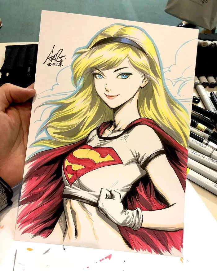 Supergirl by Artgerm , Artgerm, ,  , DC Comics, , 