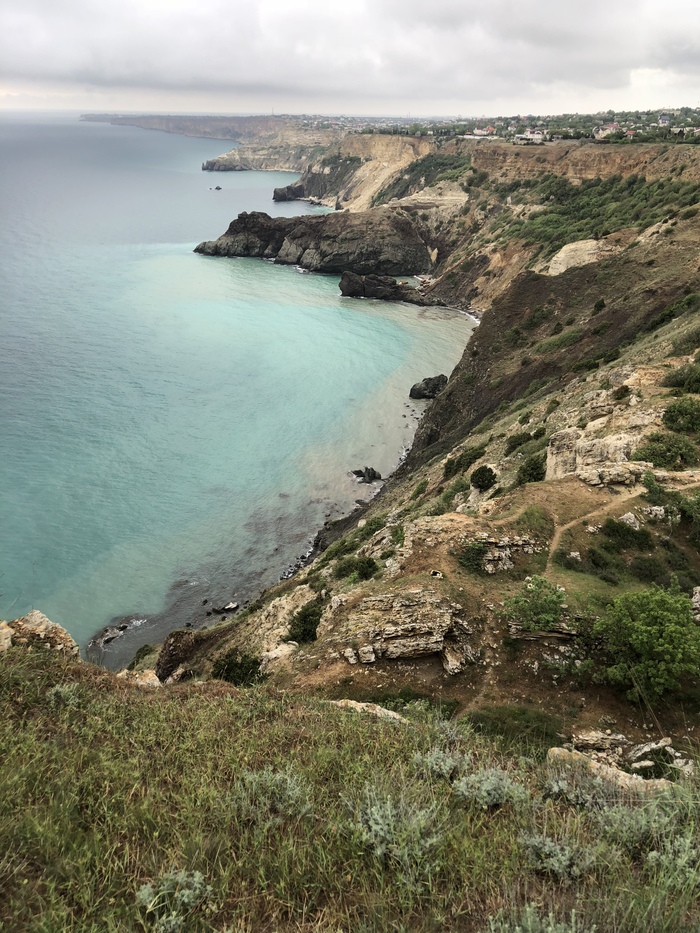 View from Cape Fiolent. - My, My, Crimea, Cape Fiolent, Sea, Sevastopol