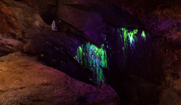 Урановые штольни Бештау. длиннопост, Бештау, урановый рудник, люминесценция