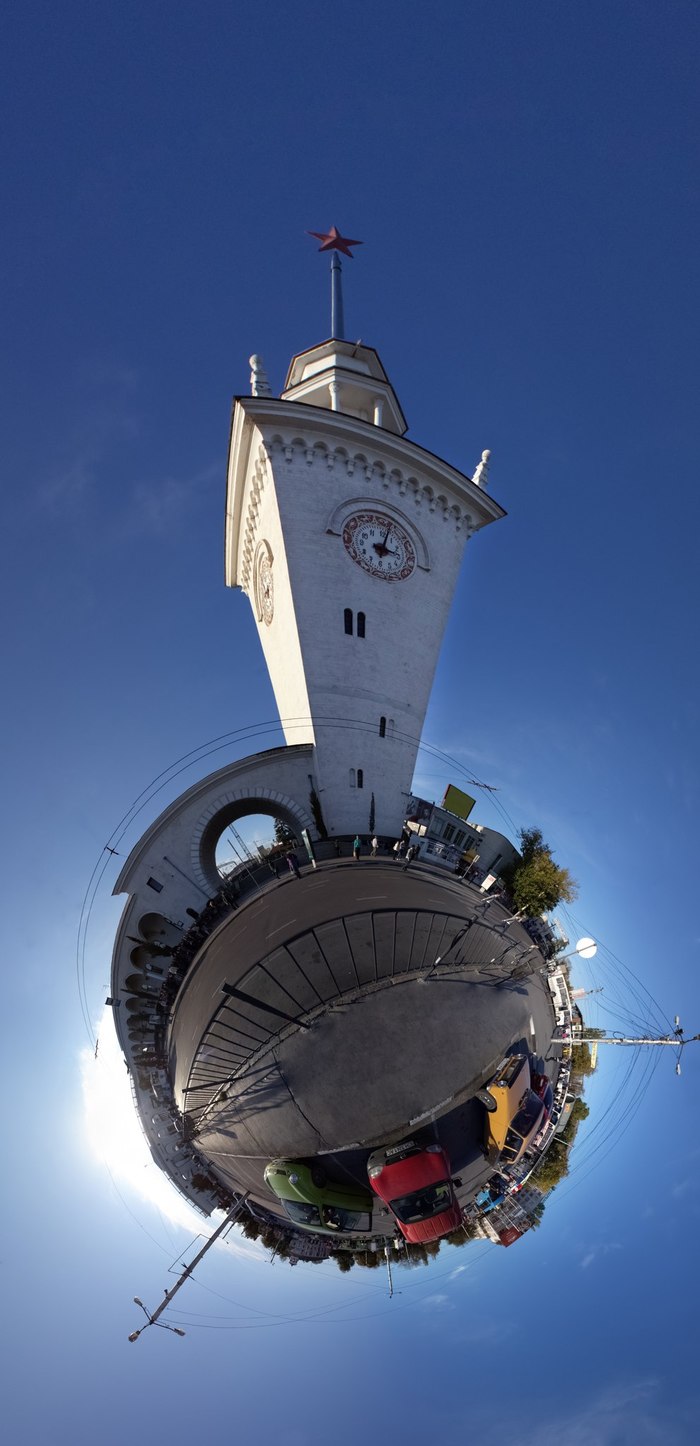 Little planet - My, Панорама, , Longpost, Photographer, Spherical panorama