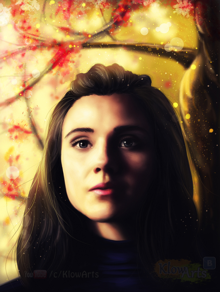 Shannara Chronicles - Digital Portrait - My, Longpost, Photoshop, Chronicles of Shannara, Drawing, Serials, Video, Digital drawing, Actors and actresses, Process