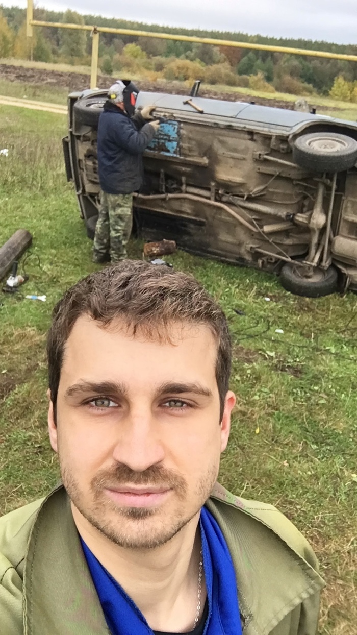 Когда есть трактор, домкрат не нужен | Пикабу