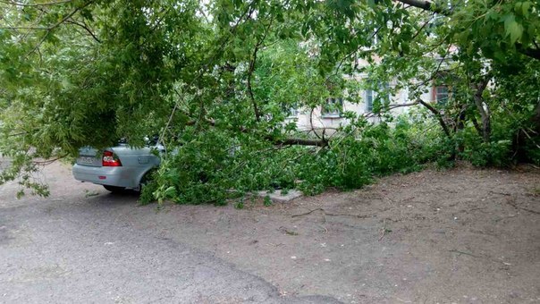 Weather in Dzerzhinsk today - Longpost, Weather, Hurricane, The photo