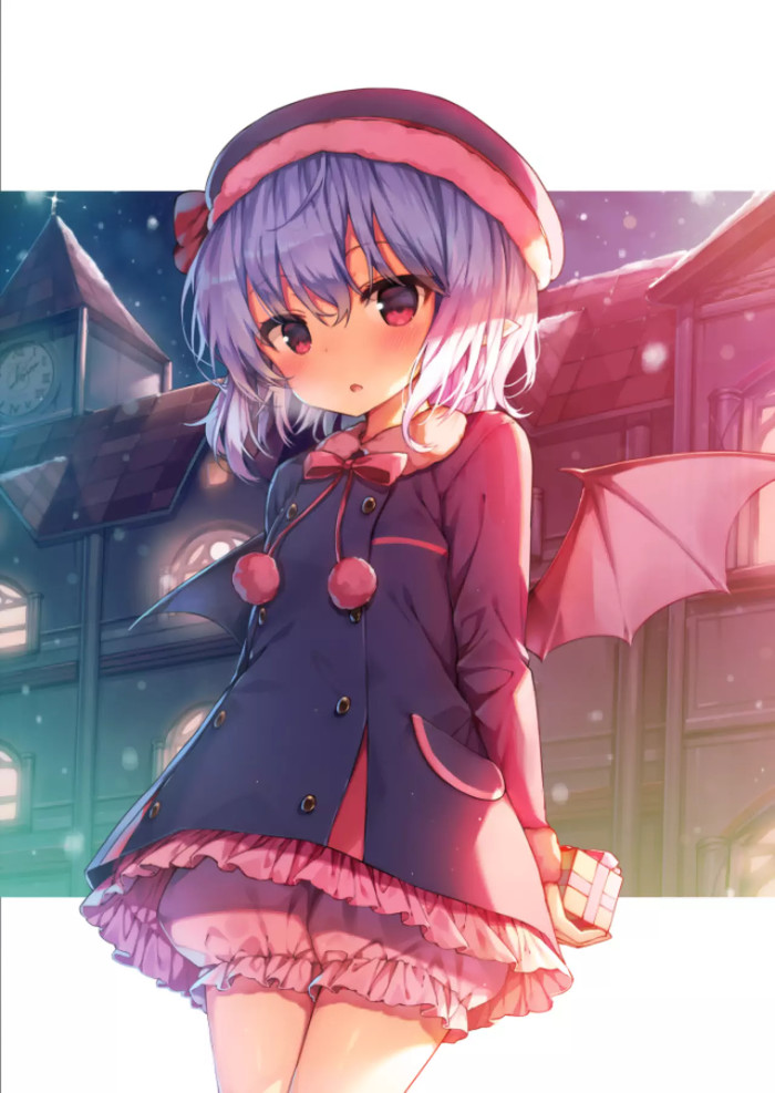 Anime art by shinoba - Anime Art, Аниме, Loli, Remilia Scarlet, Touhou, Shinoba