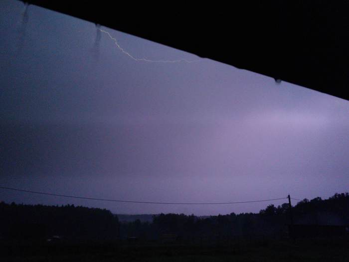And I shot lightning for you. - My, Lightning, Xiaomi redmi 3 PRO, The photo, Longpost