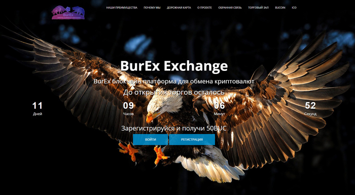 NEW EXCHANGE BurEX distributes internal currency for registration: 50BUC. - Stock exchange, Cryptocurrency, Bitcoins, Bitcoin rate, Blockchain, Distribution