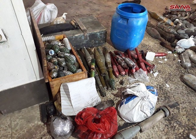 Security forces find more bombs in Damascus - Translation, War in Syria, Damascus, Politics, Mines, Svu, Longpost