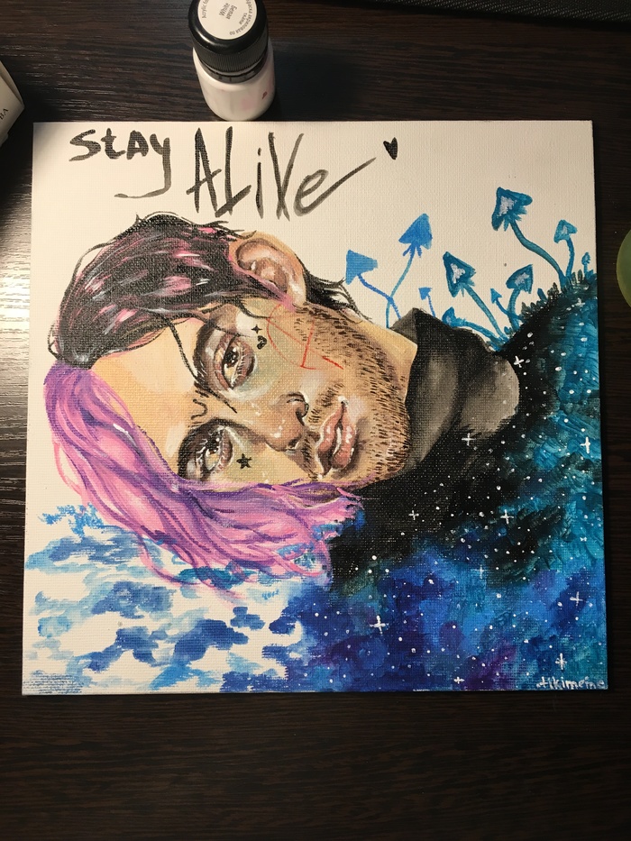 Completion - My, Lil peep, Art, Fan art