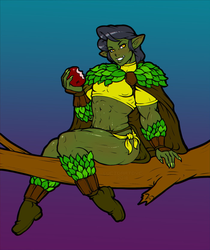 Orc Druid - Lucidartdvc, Art, Its a trap!, Bulge, Orcs, Fantasy, Biesenen, Longpost