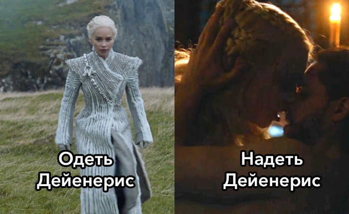 Put on/Dress - Dress-Up, Game of Thrones, Russian language