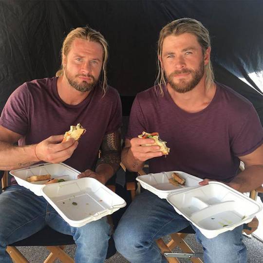 Actors from the Marvel Universe with stunt doubles. - Actors and actresses, Understudy, Stuntman, Movies, Marvel, The photo, Longpost