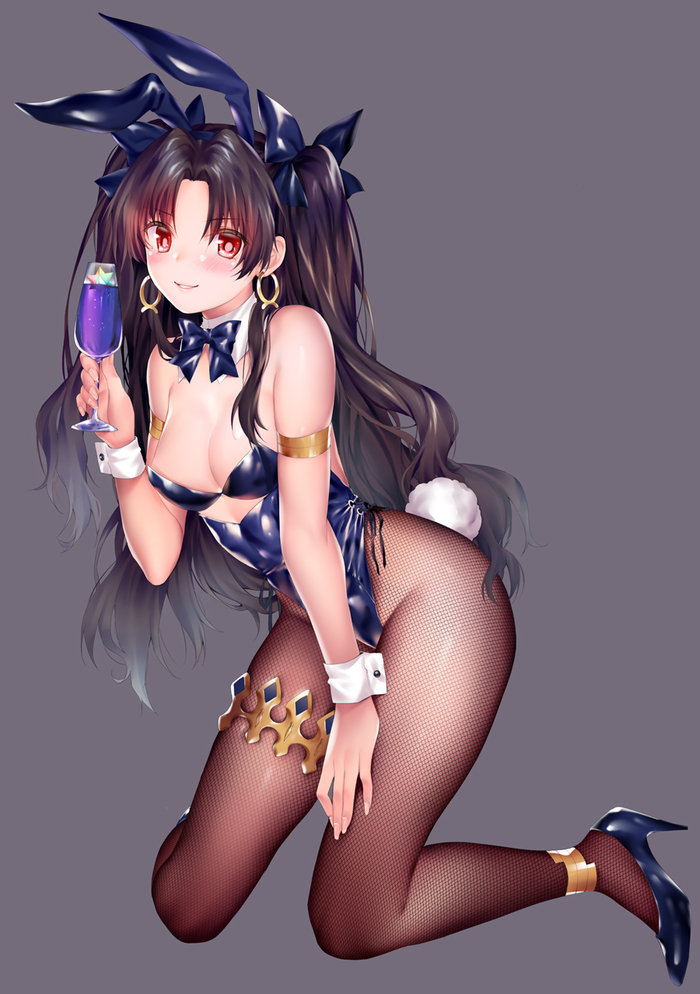 Two bunnies - NSFW, Anime, Anime art, Fate, Fate grand order, Ishtar, Ereshkigal, Tohsaka rin, Longpost