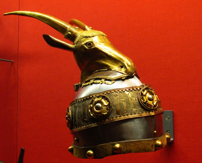 For the goat - you will answer! - My, Helmet, Goat, Museum, Vein, Albania, Story