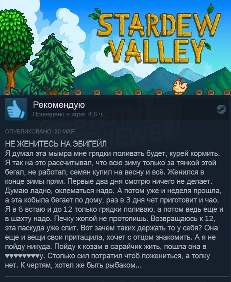 Eh, just like in life - Steam Reviews, Games, Computer games, Steam, Stardew Valley, Review