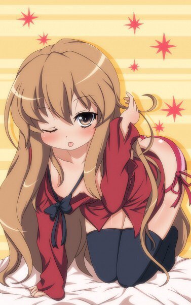 Taiga Aisaka - NSFW, Aisaka taiga, Toradora, Anime, Anime art, Presents, 