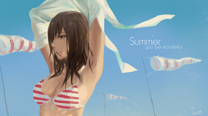 Summer - Anime Art, Аниме, Anime Original, Jn3