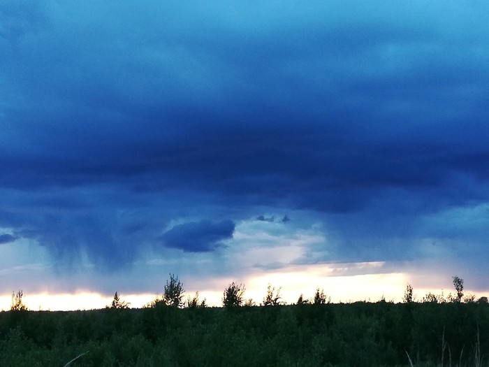 Cloud - My, beauty of nature, The clouds, Sunset, Longpost, The photo