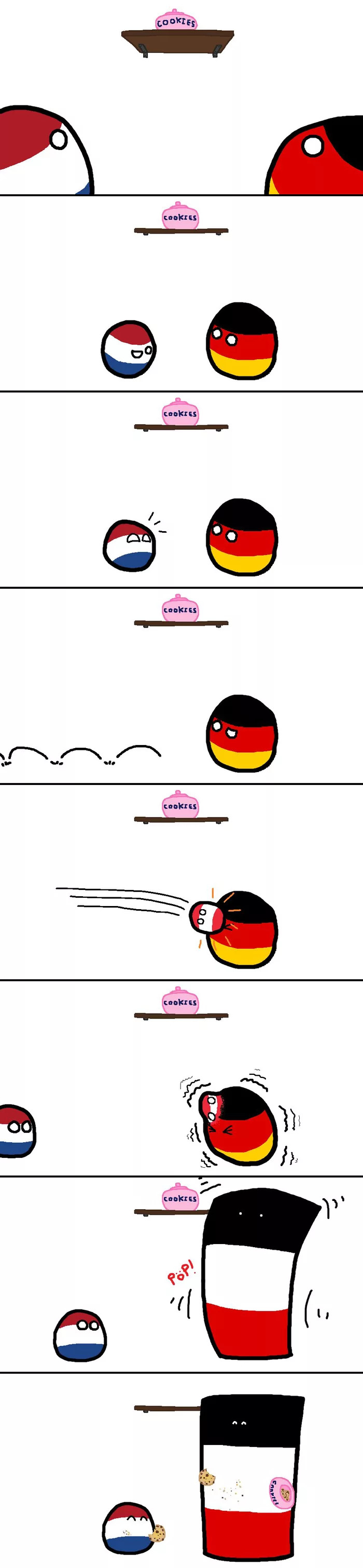 How to get a cookie - Countryballs, Netherlands, Germany, Austria, Anschluss, Longpost, Netherlands (Holland)