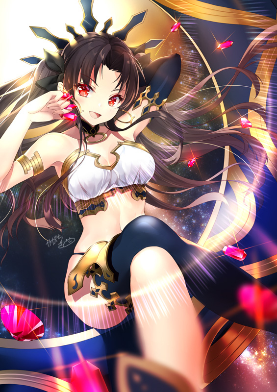 Fate Art #85 - Аниме, Anime Art, Fate, Fate Grand Order, Ishtar, Tohsaka Rin