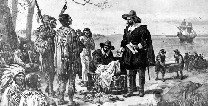 Сегодня по телевизору увидел как старому вождю нищего,отсталого от цивилизации племени дарят бусы и вспомнил интересную историю.