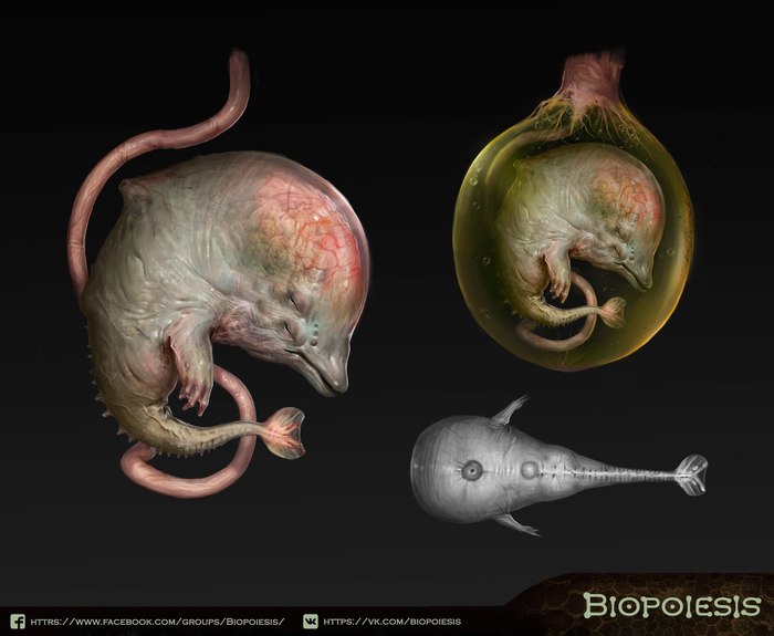 Biopoiesis (рабочие материалы) - Моё, Biopunk, Биопанк, Киберпанк, Biopoiesis, Фантастика, Длиннопост