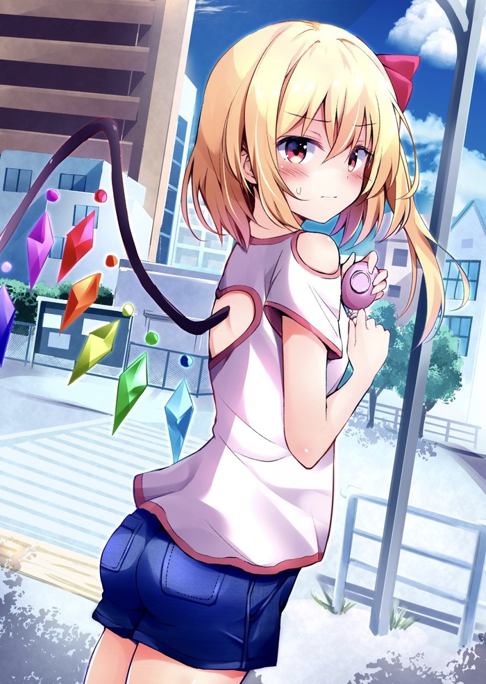  , Anime Art, Touhou, Flandre Scarlet, Hyurasan