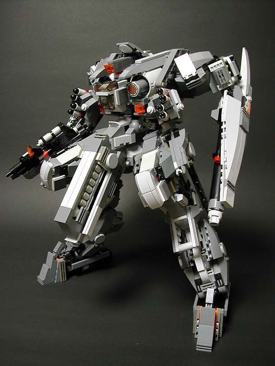 Lego mech - Lego, Mech, The photo, Longpost, Fur