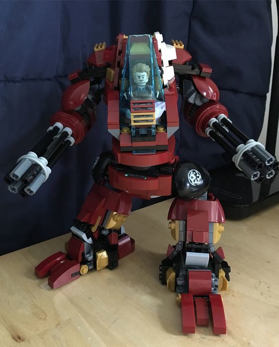 Lego mech - Lego, Mech, The photo, Longpost, Fur