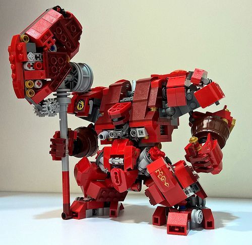 Lego mech - Lego, Mech, The photo, Longpost, Fur