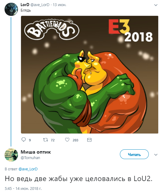 Gaming in 2k18 - Twitter, Humor, Battletoads, The last of us 2, E3